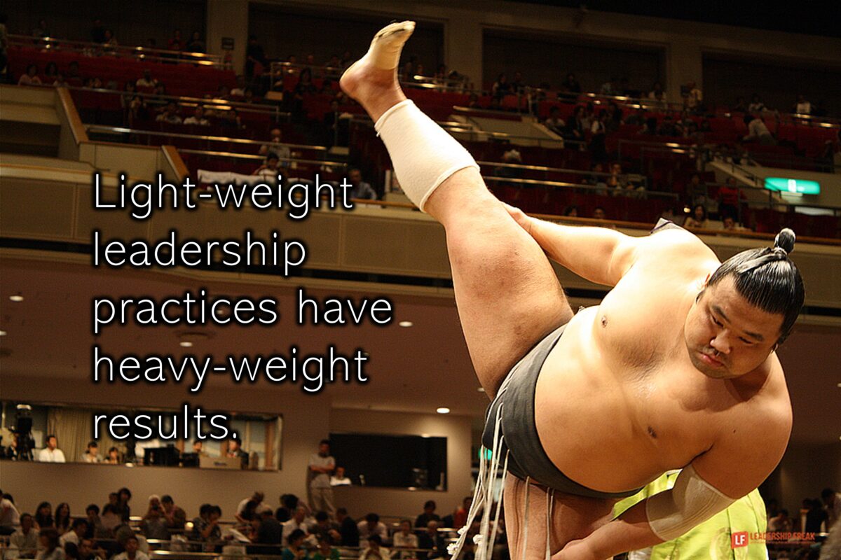 7 Light-Weight Leadership Practices that Deliver Heavy-Weight Results